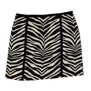 JCrew Zebra Skirt